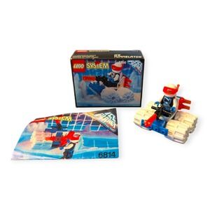 Lego System 6814 Ice Tunnelator Ice Planet 2002 Vintage 1993 Space Set with Box